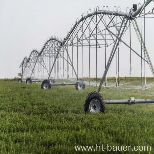 Low profile center pivot irrigation system